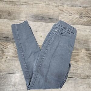 Justice 12 Slim Jeggings Simply Low Grey Girls Pants Childrens